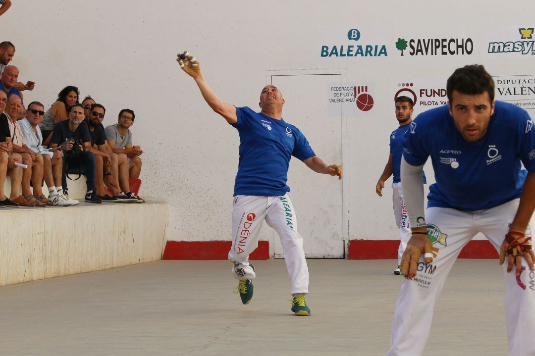 Félix Peñarrubia durante una partida.