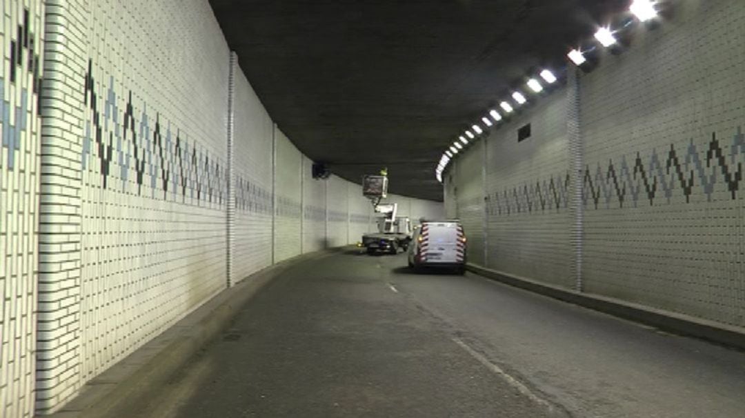 Interior del túnel de Beiramar.