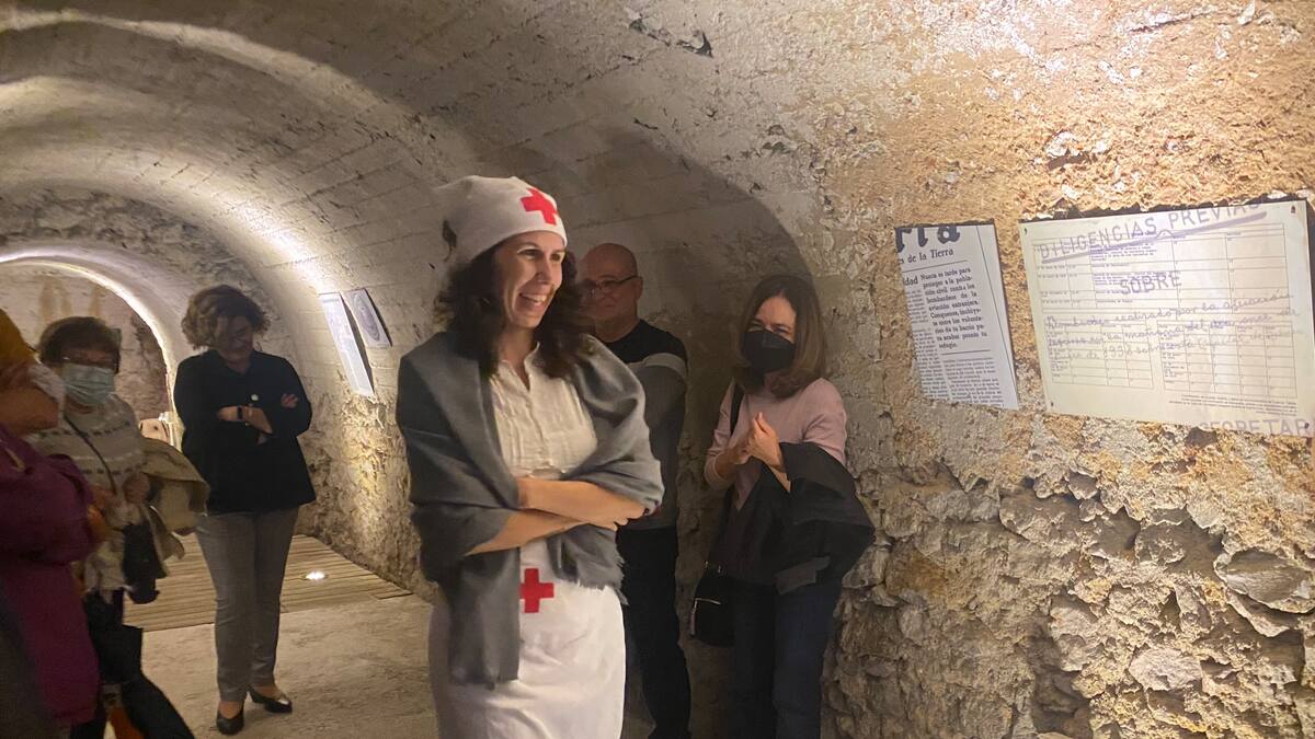 Emoción e historia en las visitas teatralizadas al refugio de la guerra civil en Cuenca