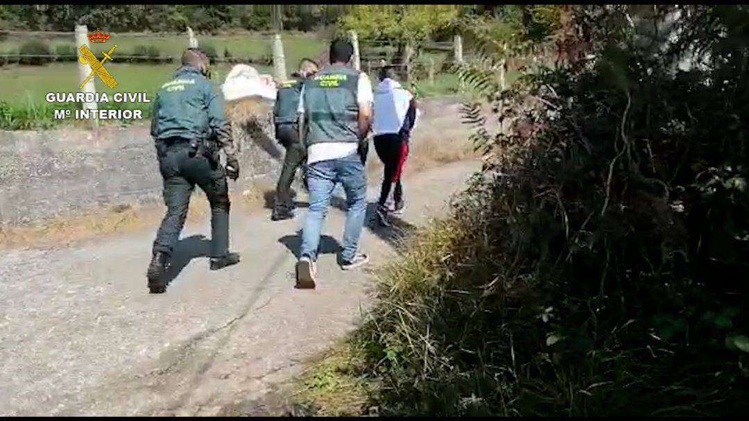 Momento de la detención.