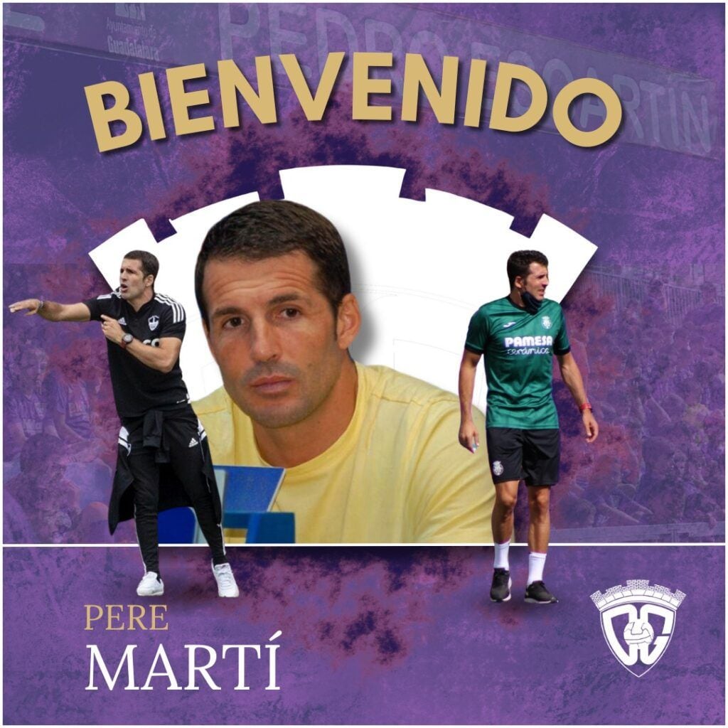 Pere Martí, nuevo entrenador del CD Guadalajara