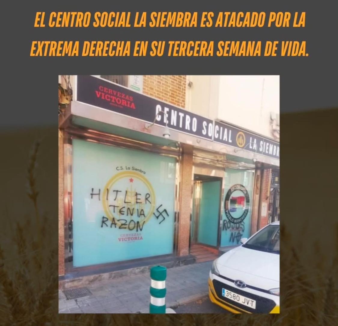 Fachada del centro social &quot;La Siembra&quot;, en Ciudad Real