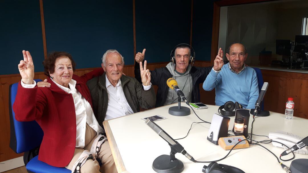 María Luisa González, Antonio Marqués, Luis Miguél Garcia y Marcos Bermejo.