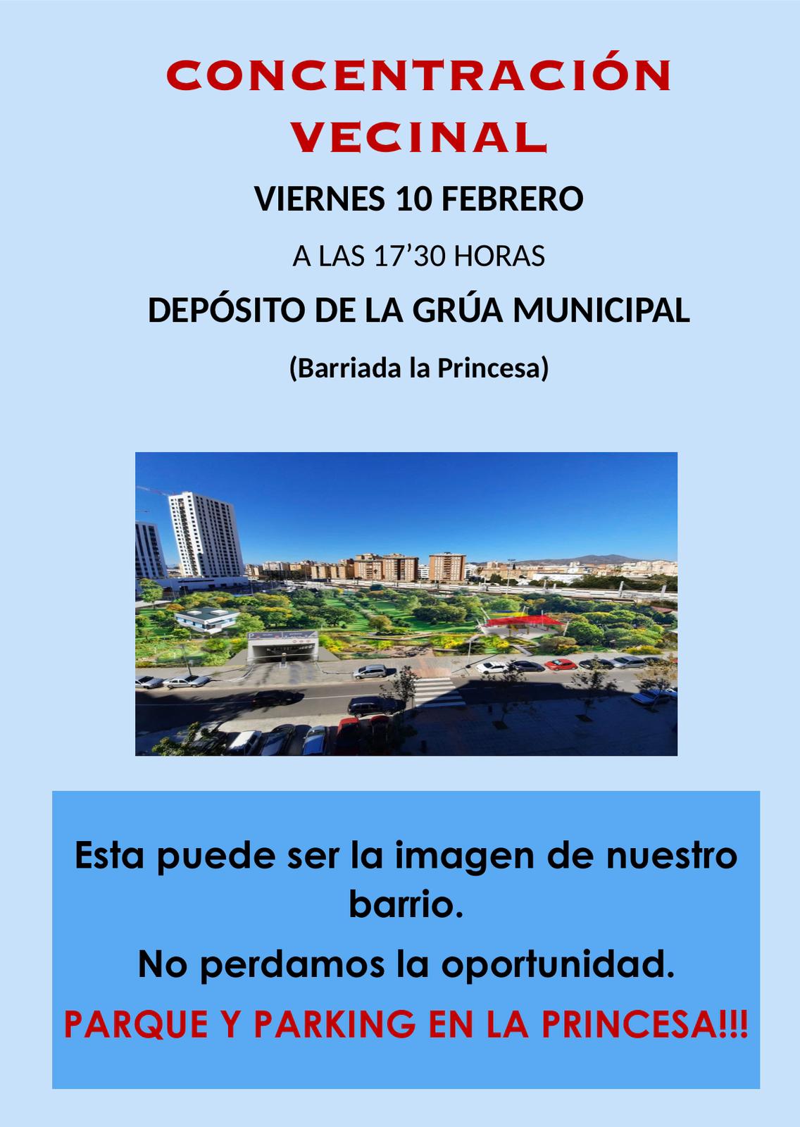 El cartel con el que convocan a la concentración para el próximo viernes