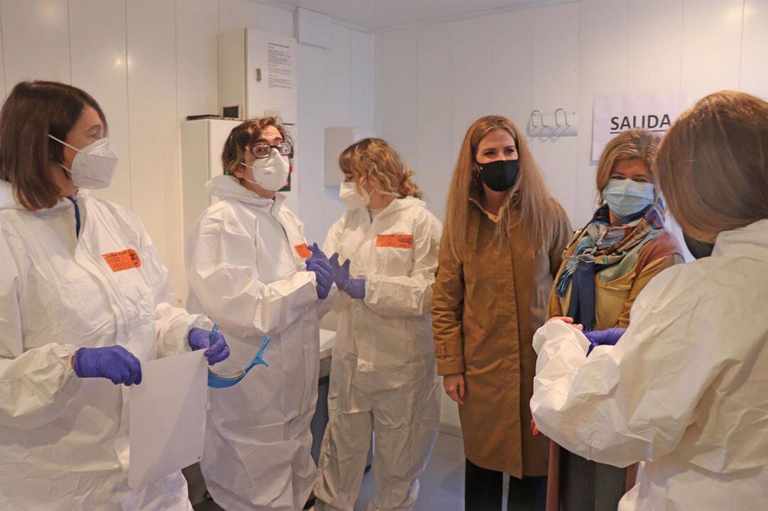 Mestre en una unidad móvil en Jerez.