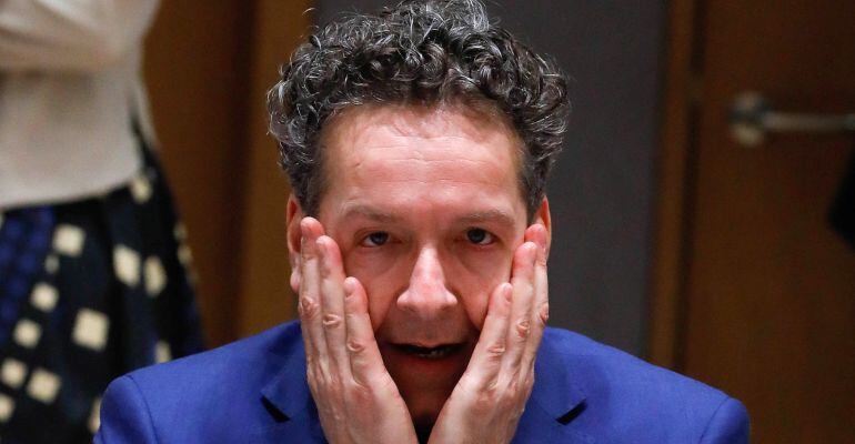 El presidente del Eurogrupo, Jeroen Dijsselbloem, en Bruselas el lunes 20 de marzo