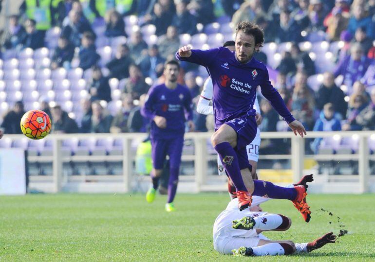  Fiorentina&#039;s Joan Verdu in action during the Italian Serie A soccer match ACF Fiorentina vs Torino FC at Artemio Franchi stadium in Florence, Italy, 24 January 2016. (Florencia, Italia) EFE-EPA MAURIZIO DEGL&#039;INNOCENTI