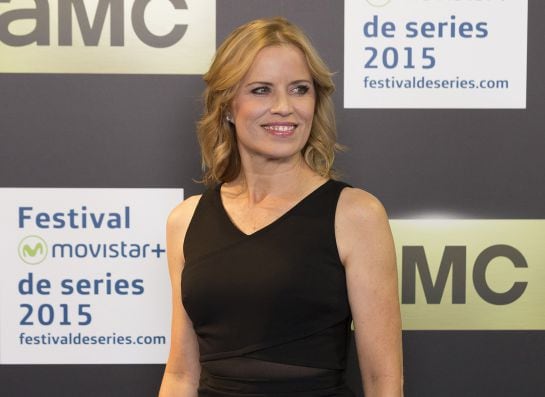 Kim Dickens posa en el photocall del Festival Movistar+ de Series, en Madrid