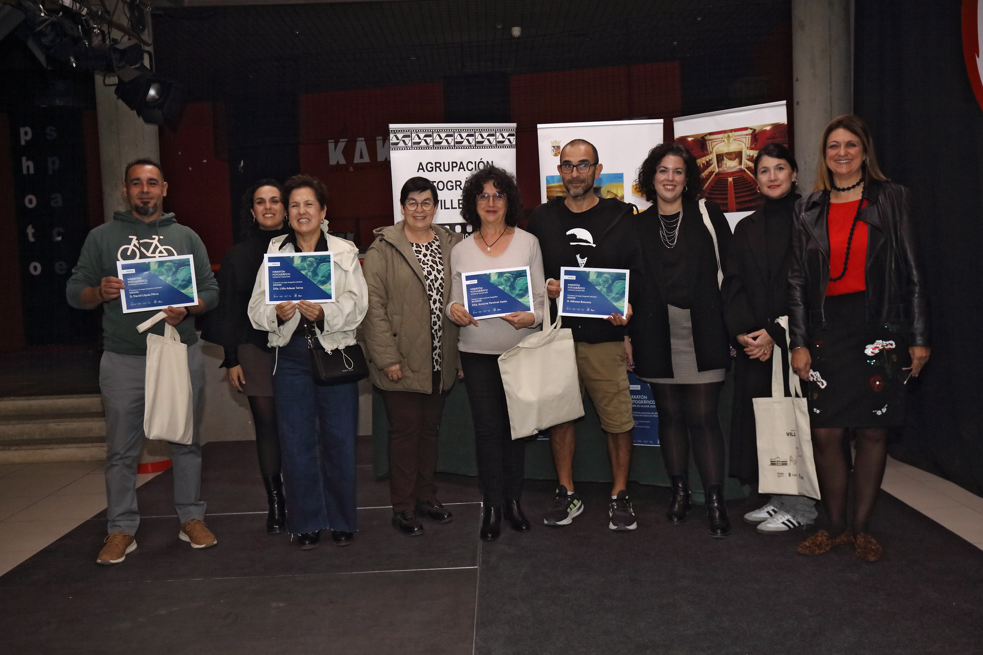 Ganadores en las distintas modalidades