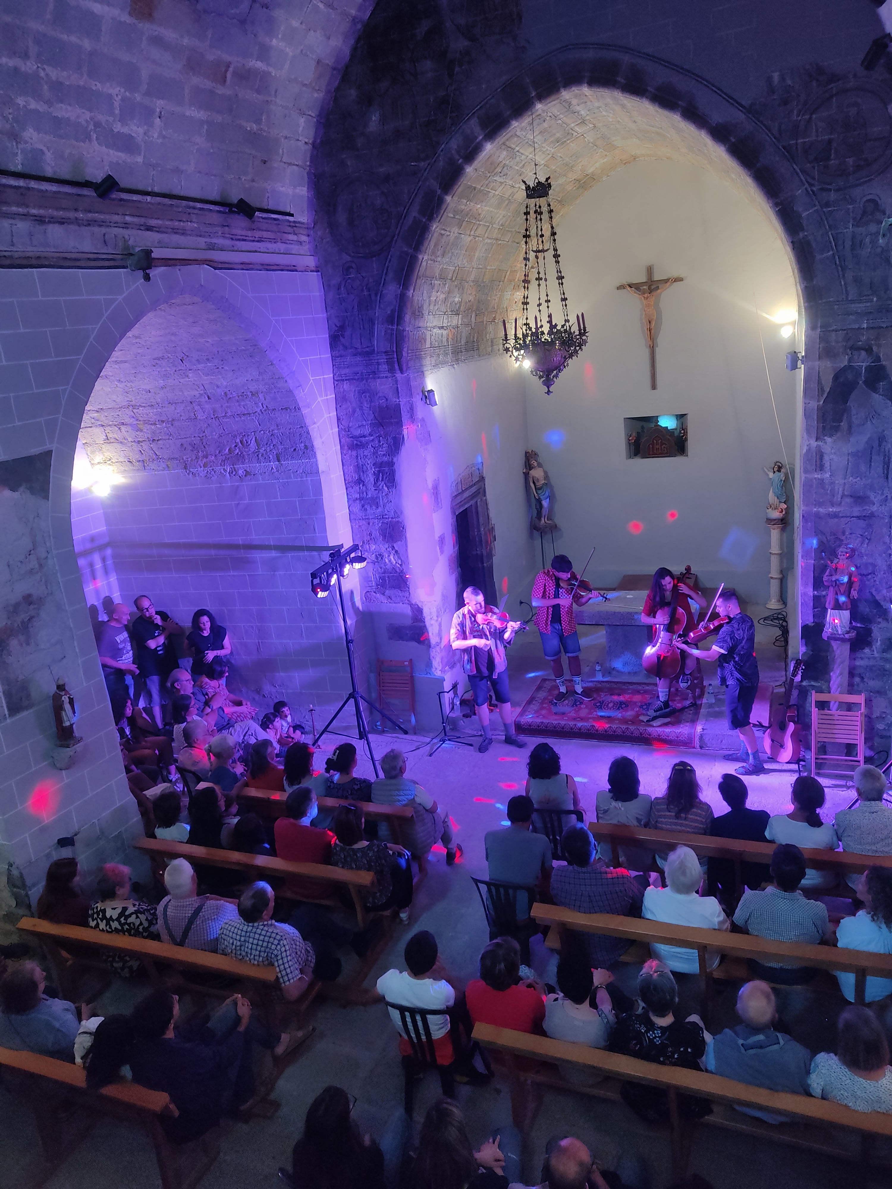 Muro Kvartet actúa en el Festival Castillo de Aínsa.