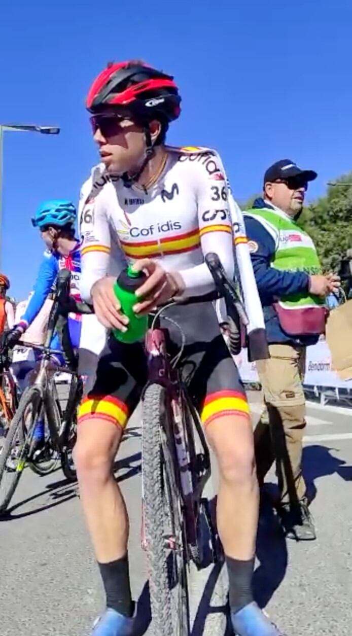 Javier Zaera participaba en la Copa del Mundo de ciclocross en Benidorm