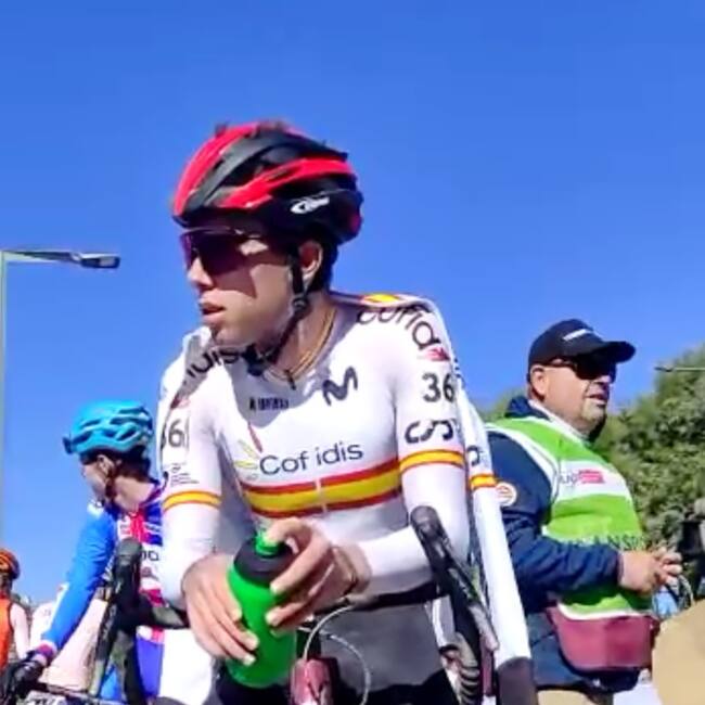 Javier Zaera participaba en la Copa del Mundo de ciclocross en Benidorm