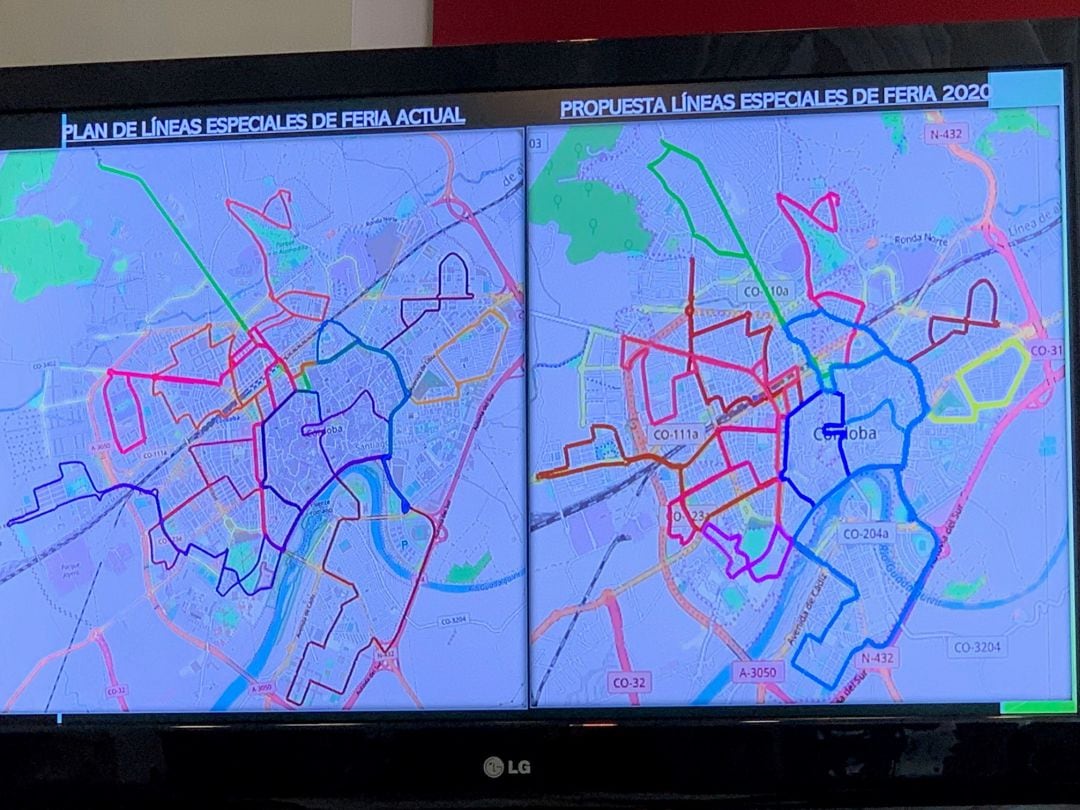 Modificación de las líneas especiales de feria en Aucorsa