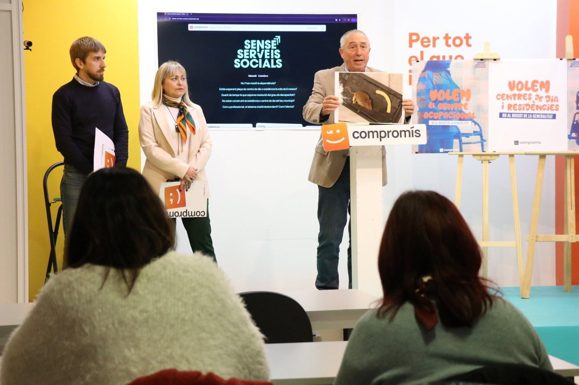 Compromís denuncia plagas de ratas, instalaciones deficientes y "colapso" en centros de servicios sociales del Consell.