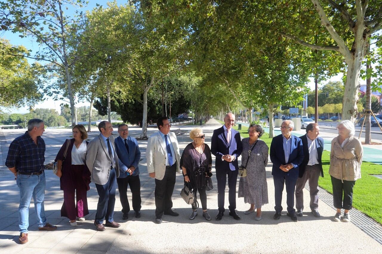 Presentación de los tramos restaurados en el Paseo Torneo