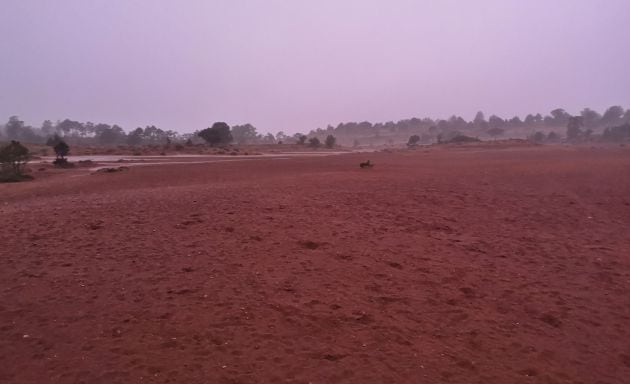 El paisaje puede parecerse a la imagen que tenemos del planeta Marte.