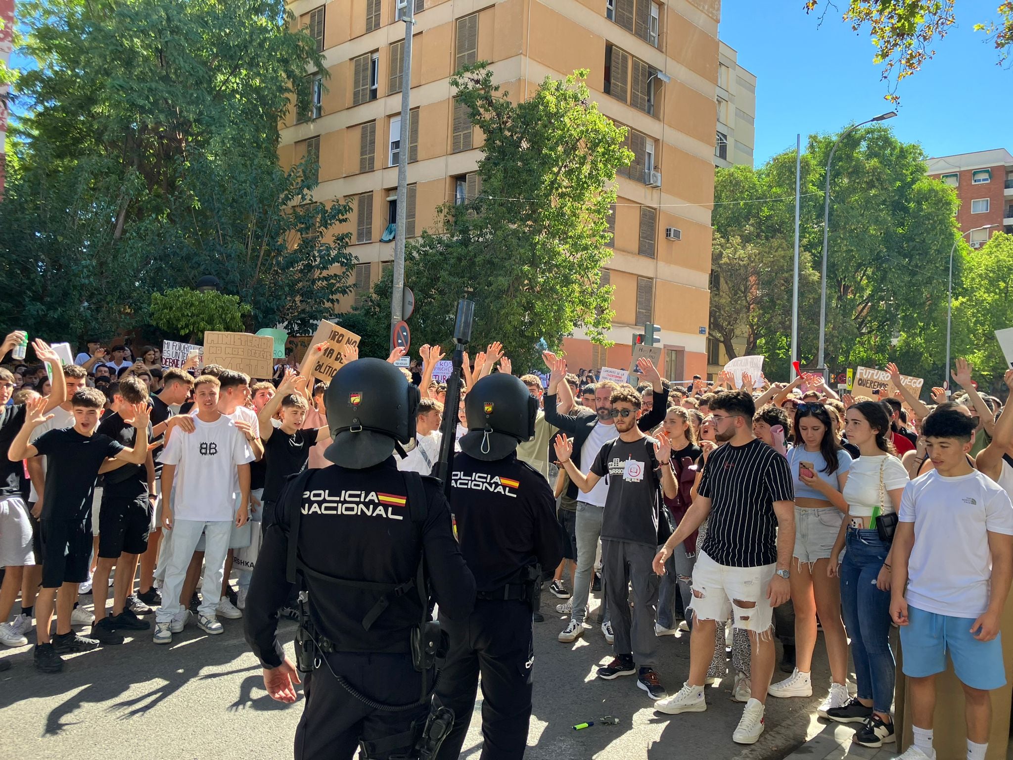 Protestas en Murcia