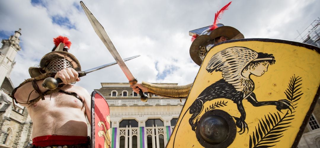 Los gladiadores serán uno de los atractivos de este Mercado Romano. 