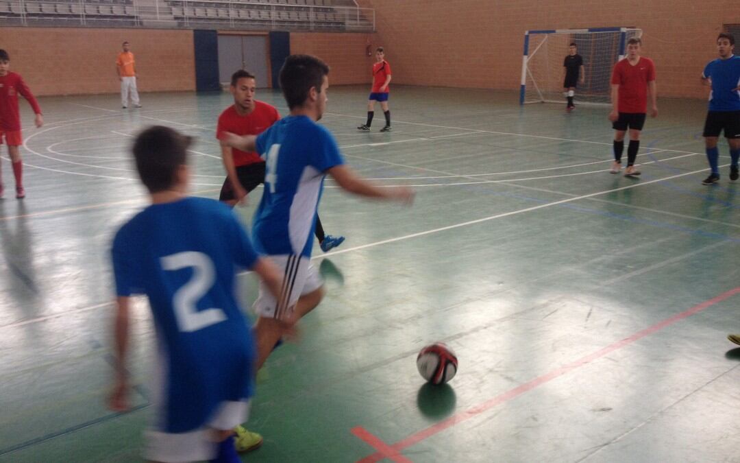 Fútbol sala en el Pabellón Cubierto. Archivo