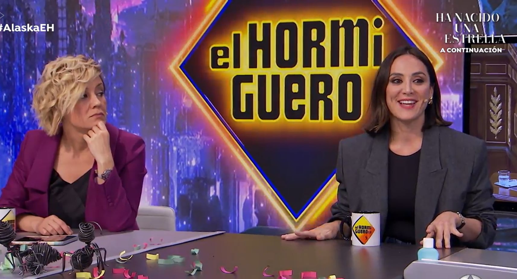 Cristina Pardo y Tamara Falcó en El Hormiguero.