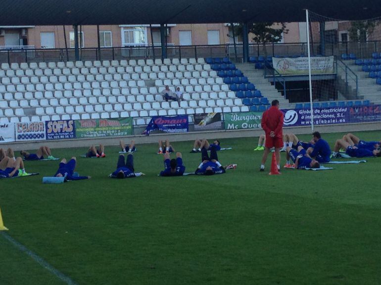 Entrenamiento del CF Talavera