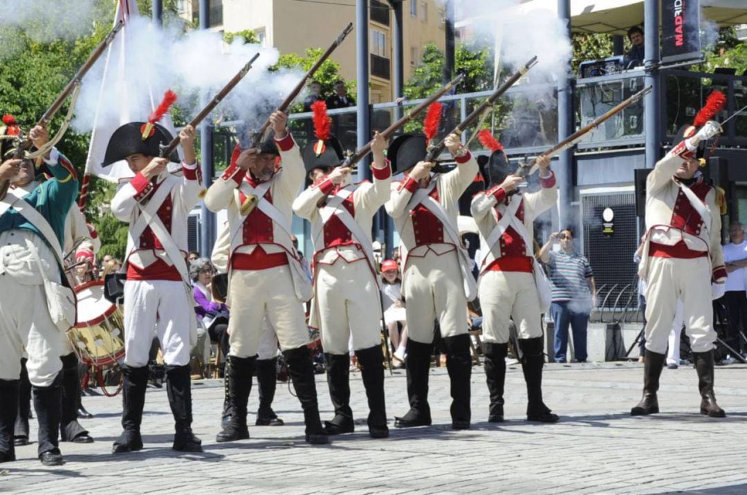 Imagen de archivo de uno de los actos principales de las Fiestas del 2 de Mayo de Móstoles 