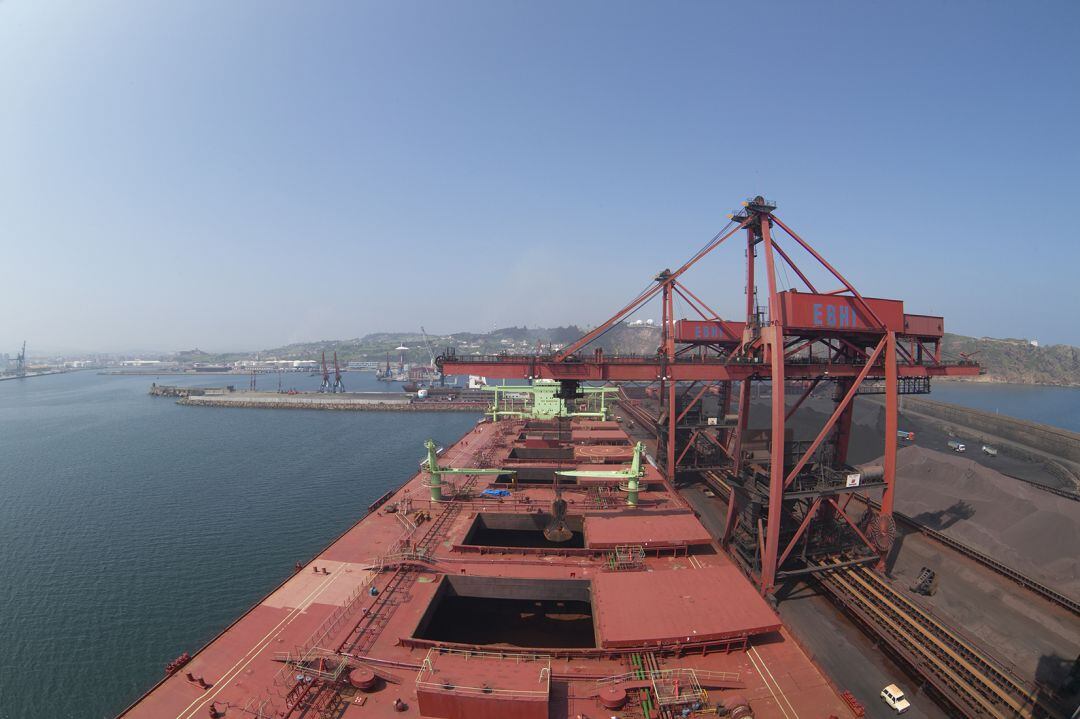 Zona de descarga de la terminal. 