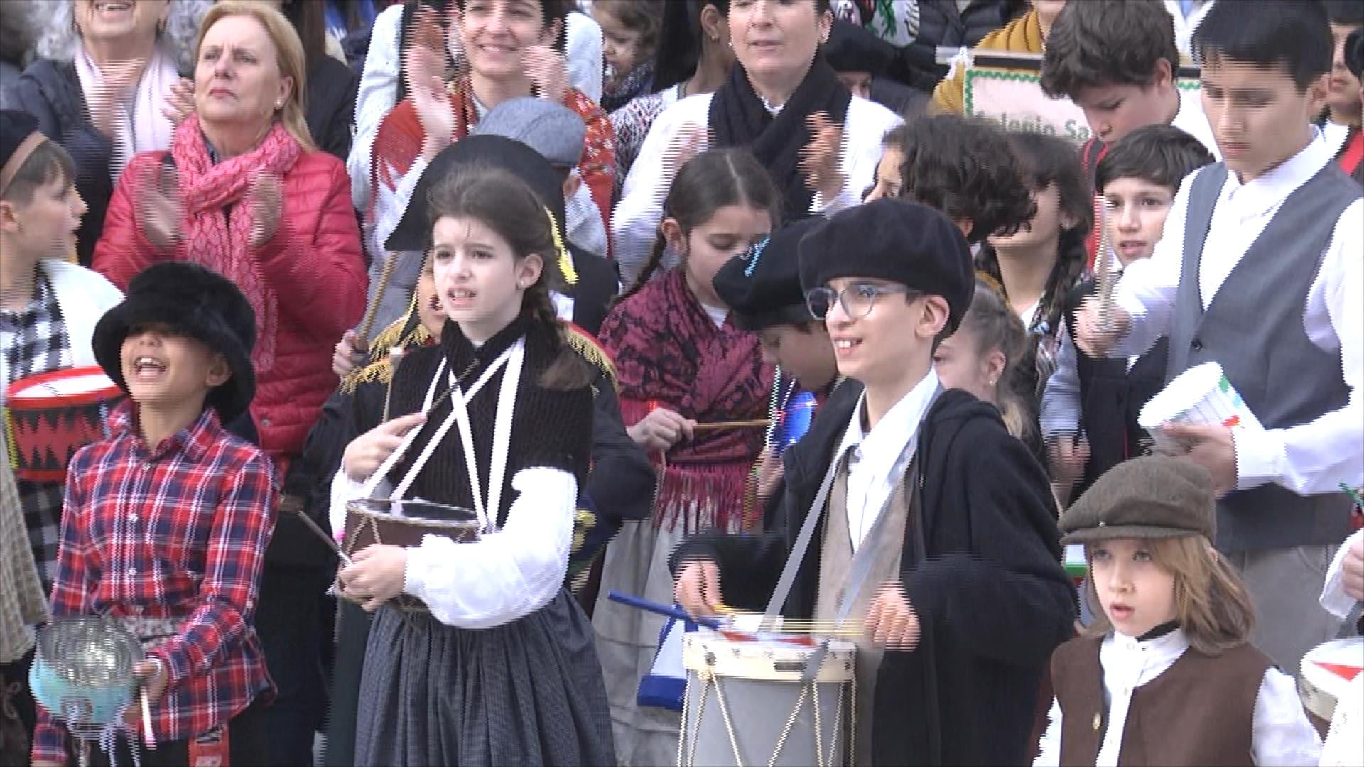 Los niños toman las calles de Vigo para la Reconquistiña