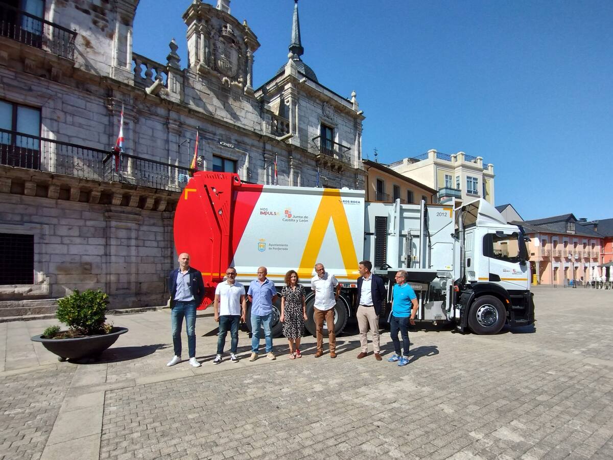 Ponferrada incorpora un camión de recogida de basuras de última tecnología