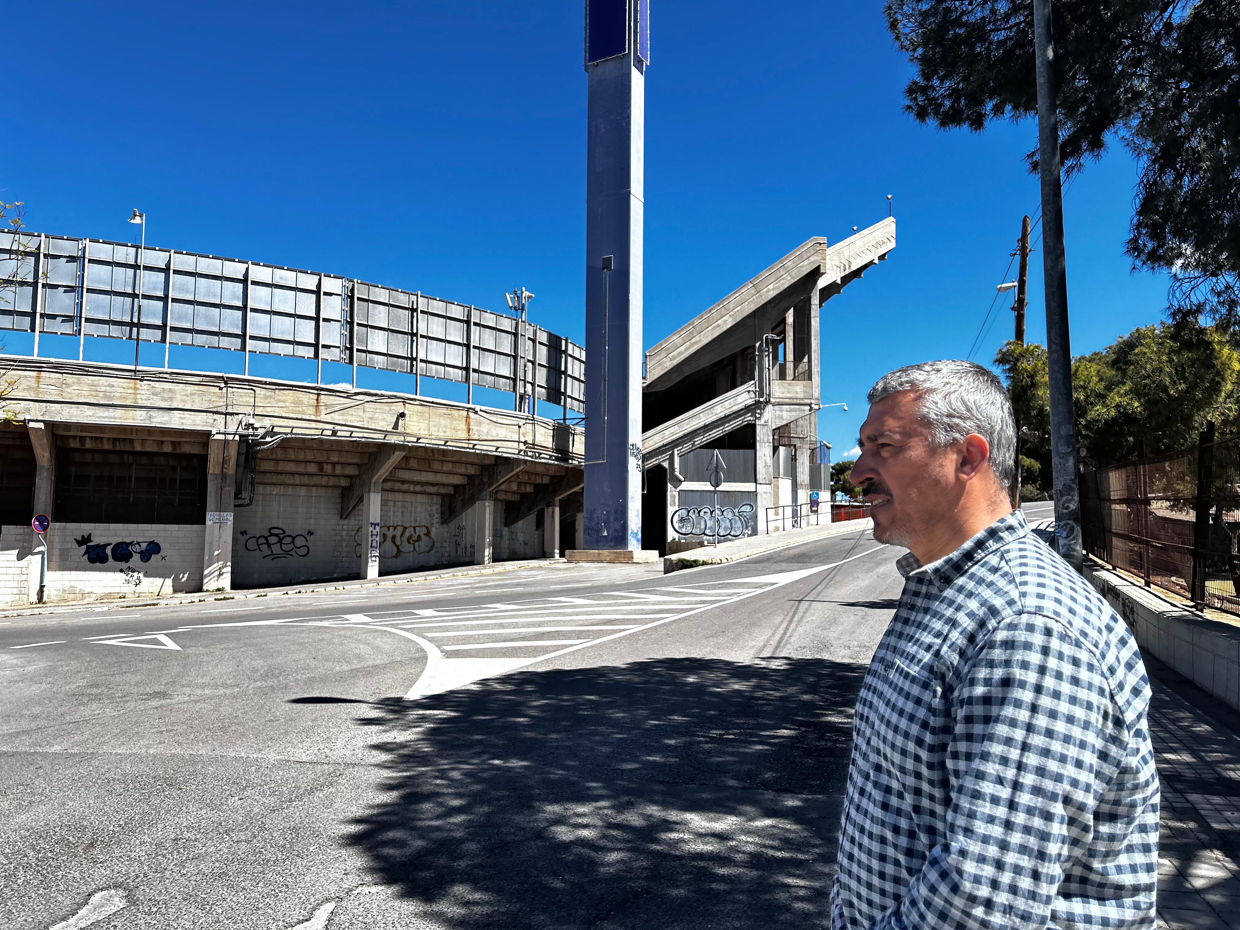 Eduardo Rodríguez, exjugador del Hércules y concejal del grupo socialista en el Ayuntamiento de Alicante