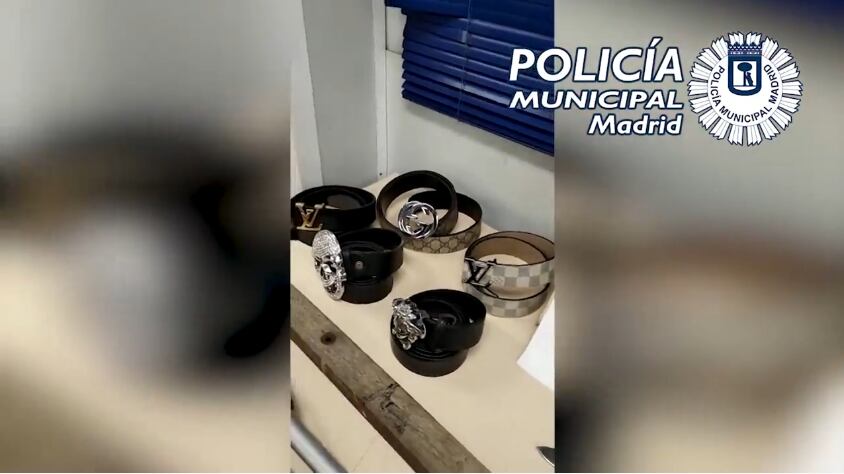 Objetos intervenidos por Policía Municipal