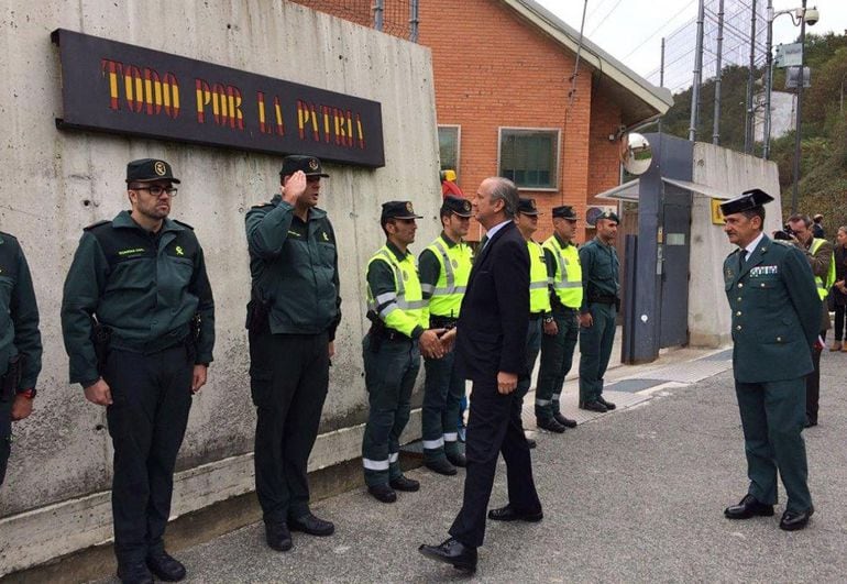 Casa cuarel de la Guardia Civil de Alsasua donde pertenecen el Teniente y el Sargento que fueron agredidos por un grupo de personas en Alsasua