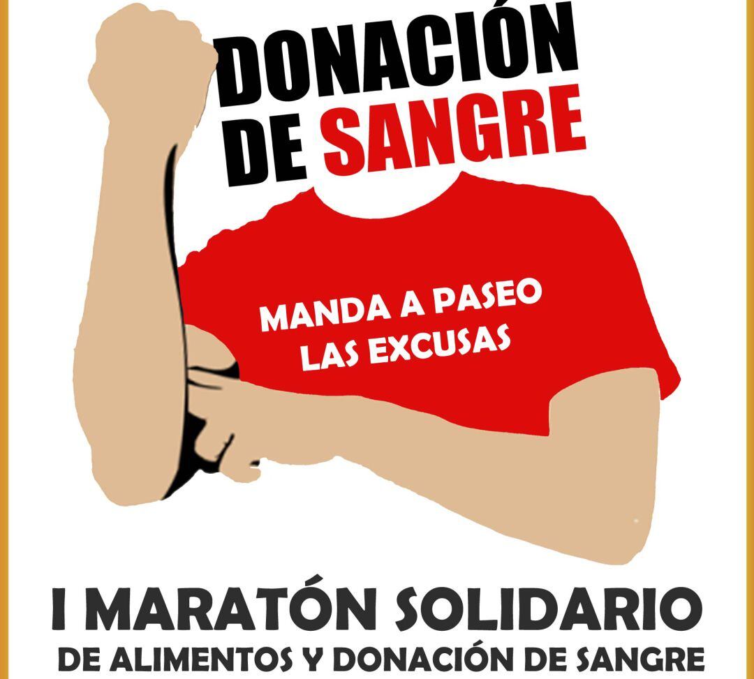 Cartel del primer maratón de Solinavidad en Valdepeñas (Ciudad Real) 