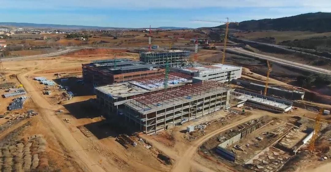 Obras del hospital, en una imagen de archivo