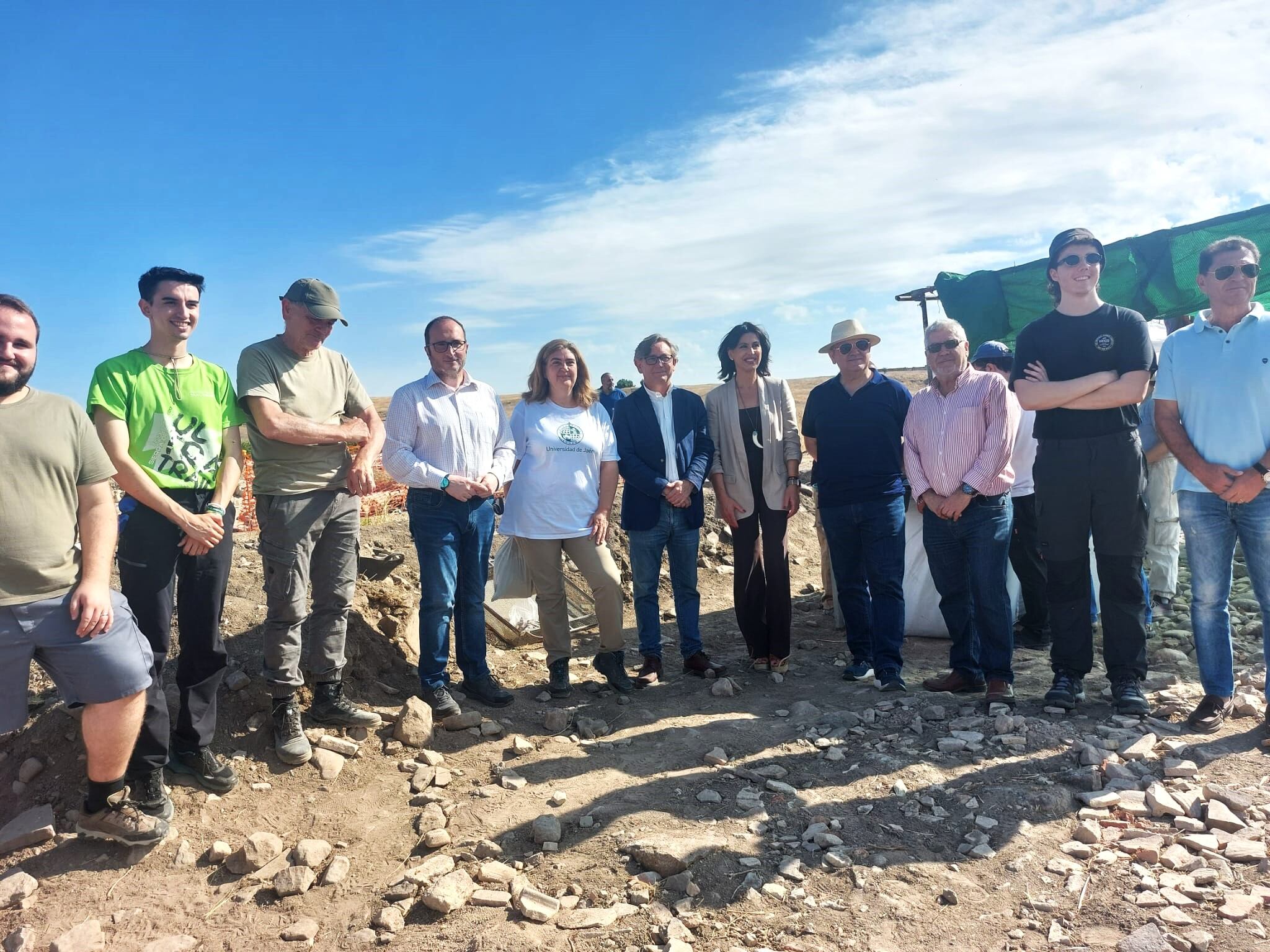 Voluntarios de la UJA en Cástulo, en éste verano 2024.