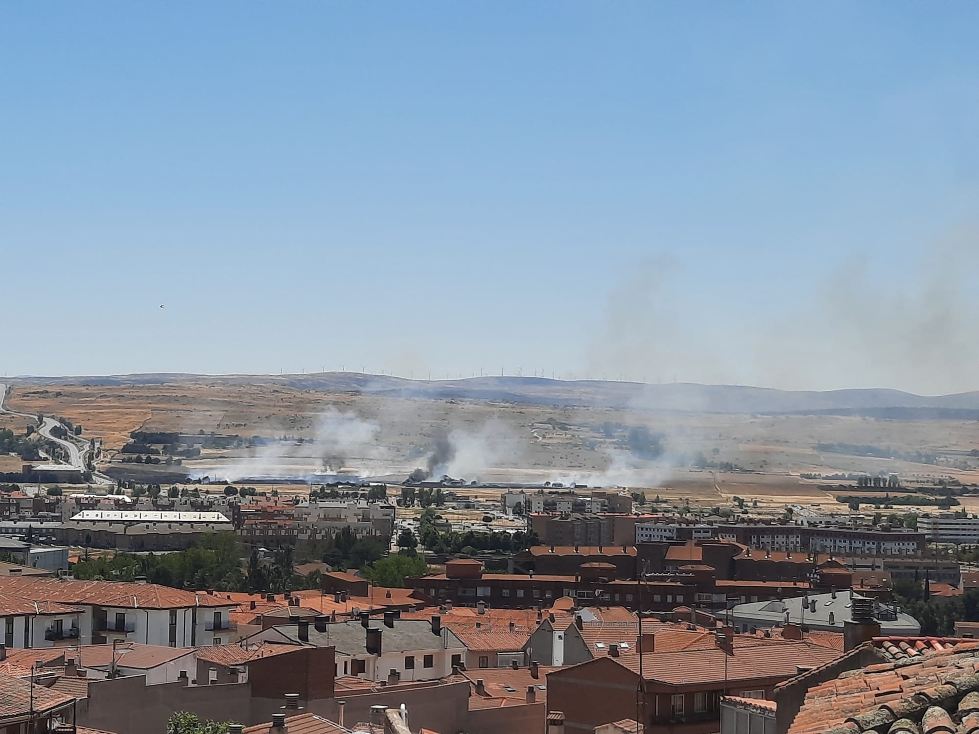 Incendio Pastos Ávila Capital