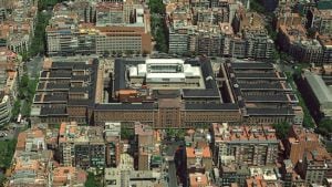 Imagen aérea de las instalaciones del Hospital Clinic de Barcelona