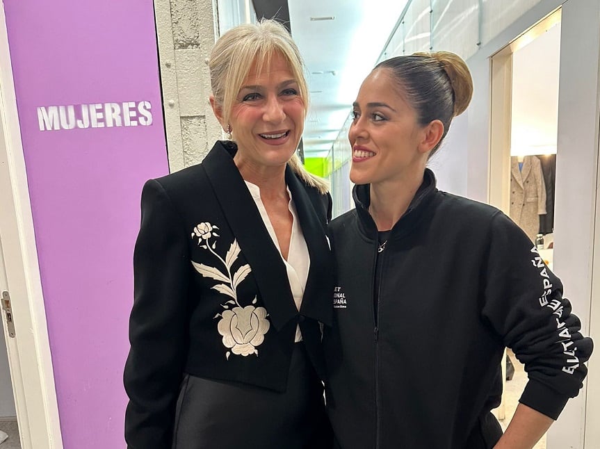 Patricia del Pozo y Patricia Guerrero en Madrid tras el estreno de Centro de Danza Matadero