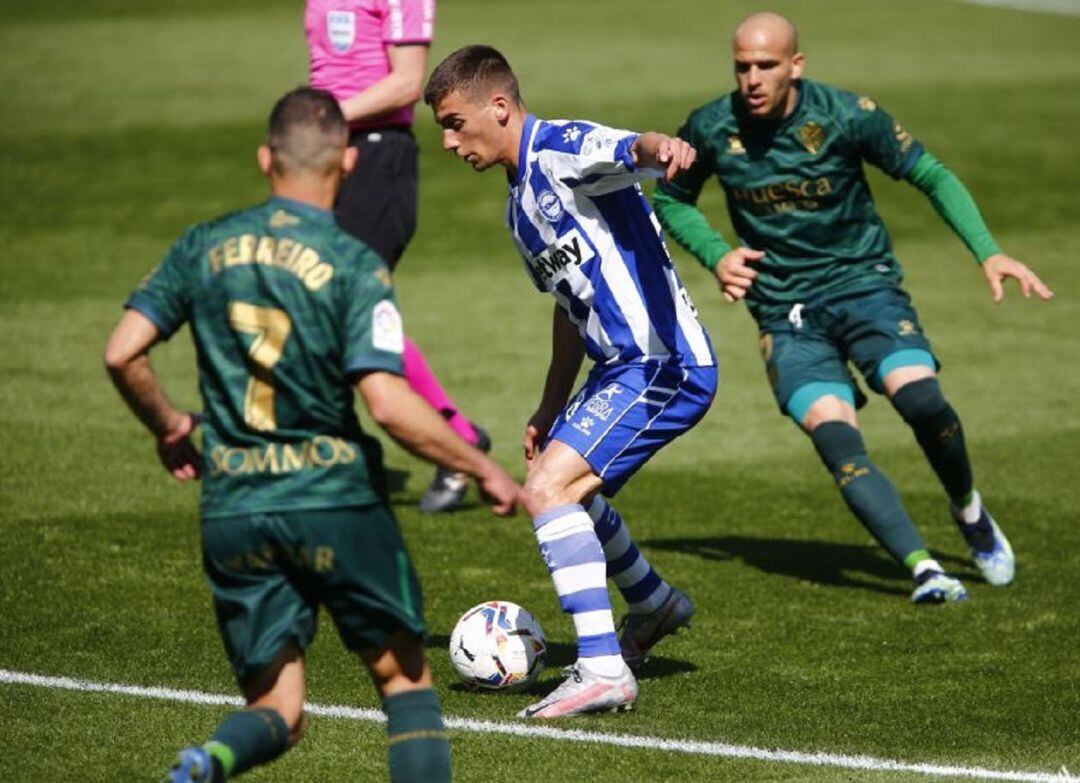 Pere Pons en un lance del partido.