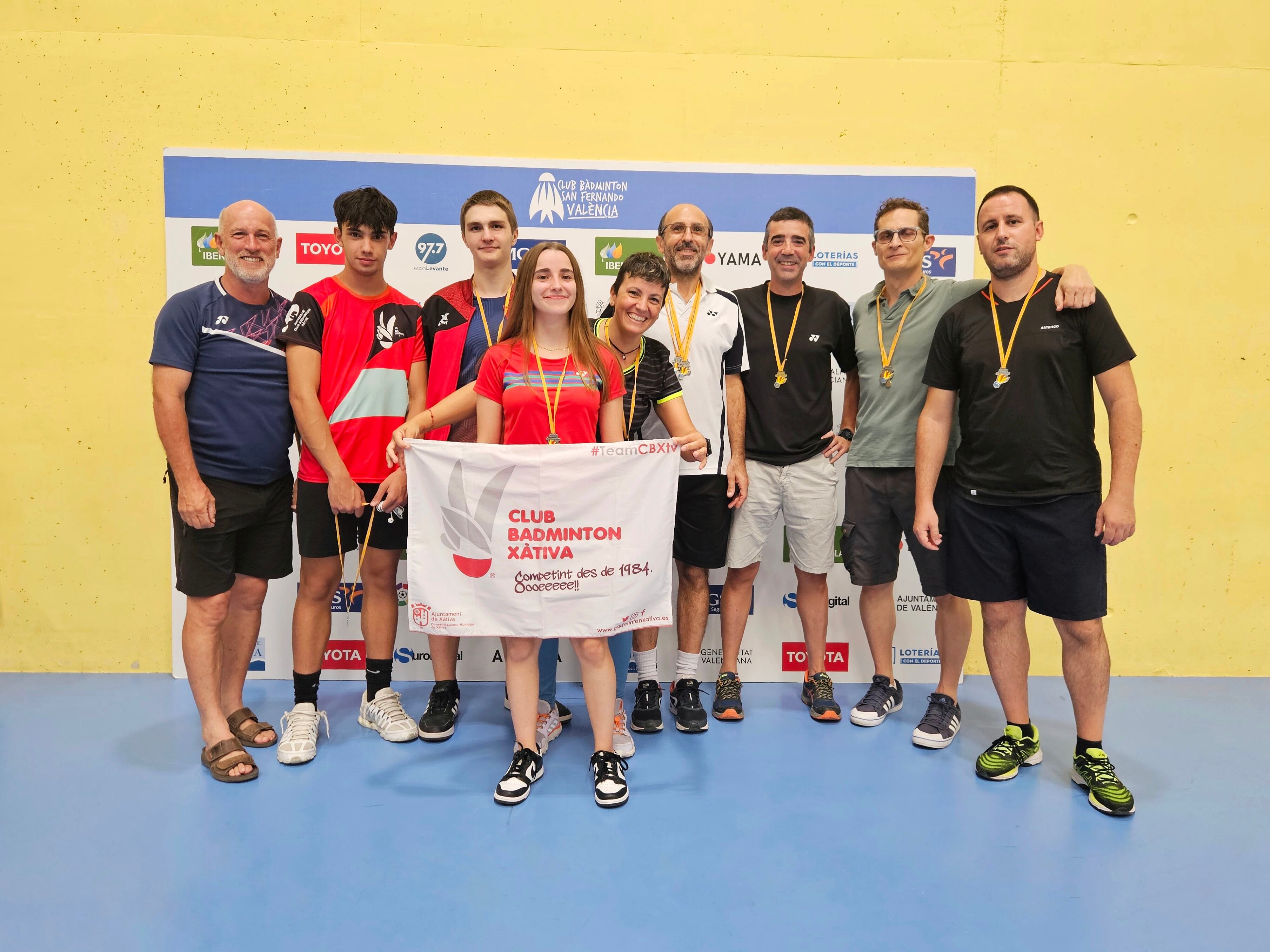 Medallistas del CB Xàtiva en el Autonómico