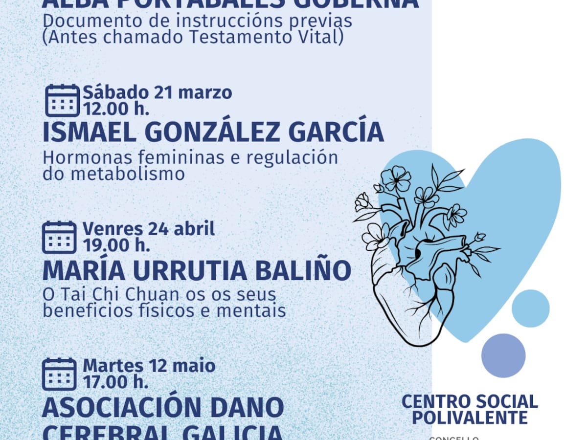 La Escola de Saúde de O Rosal regresa con cuatro charlas