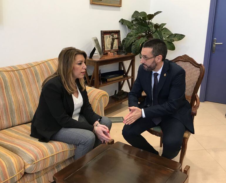 Juan Franco y Susana Díaz en un encuentro reciente