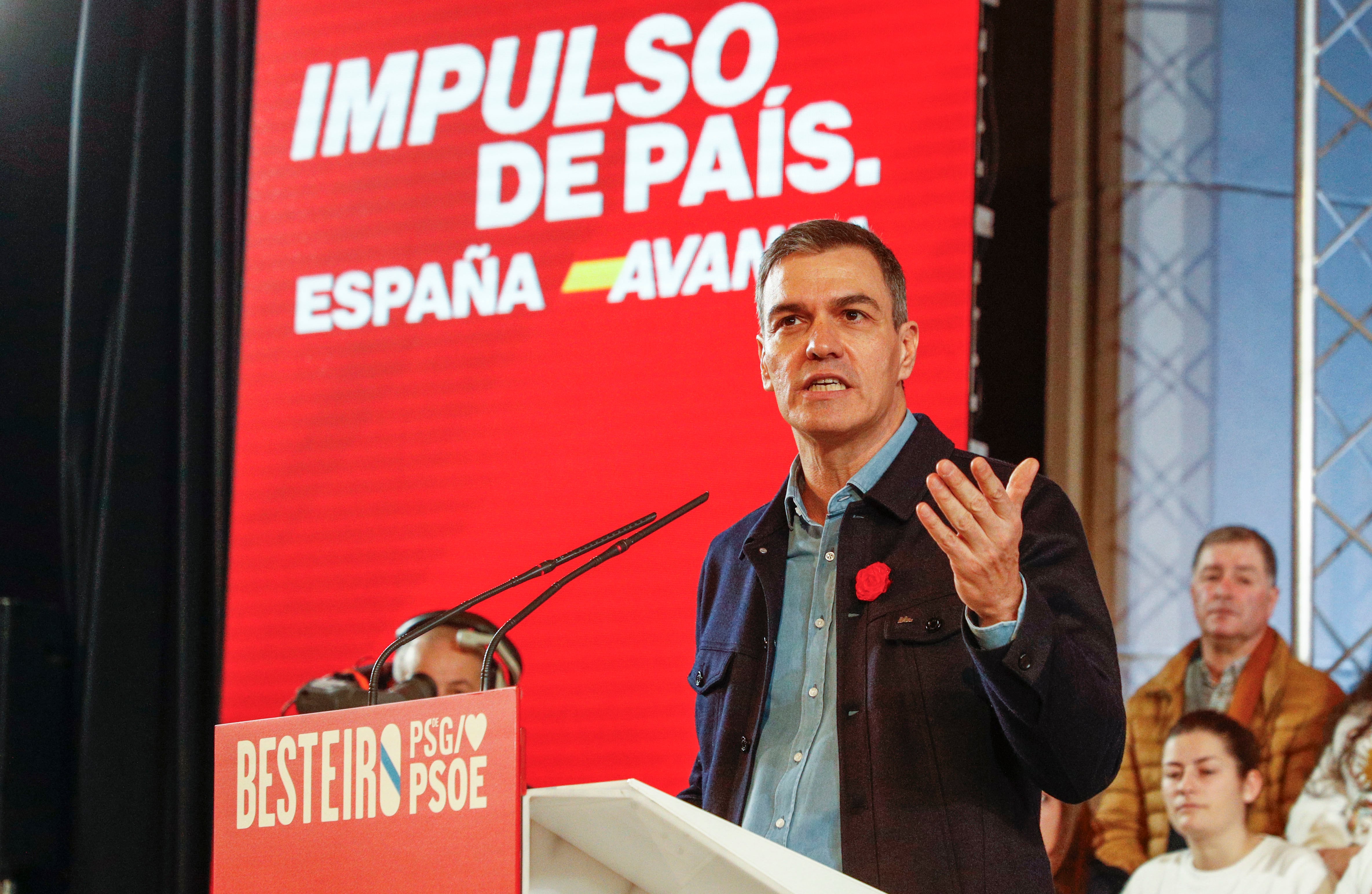 El secretario general del PSOE y presidente del Gobierno, Pedro Sánchez.