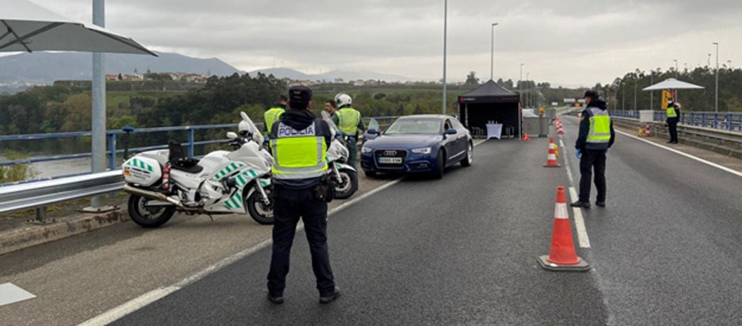 Accidente en una carretera de Galicia durante el Estado de alarma