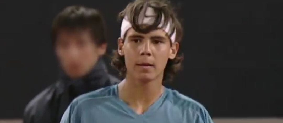 Rafa Nadal con 16 años.