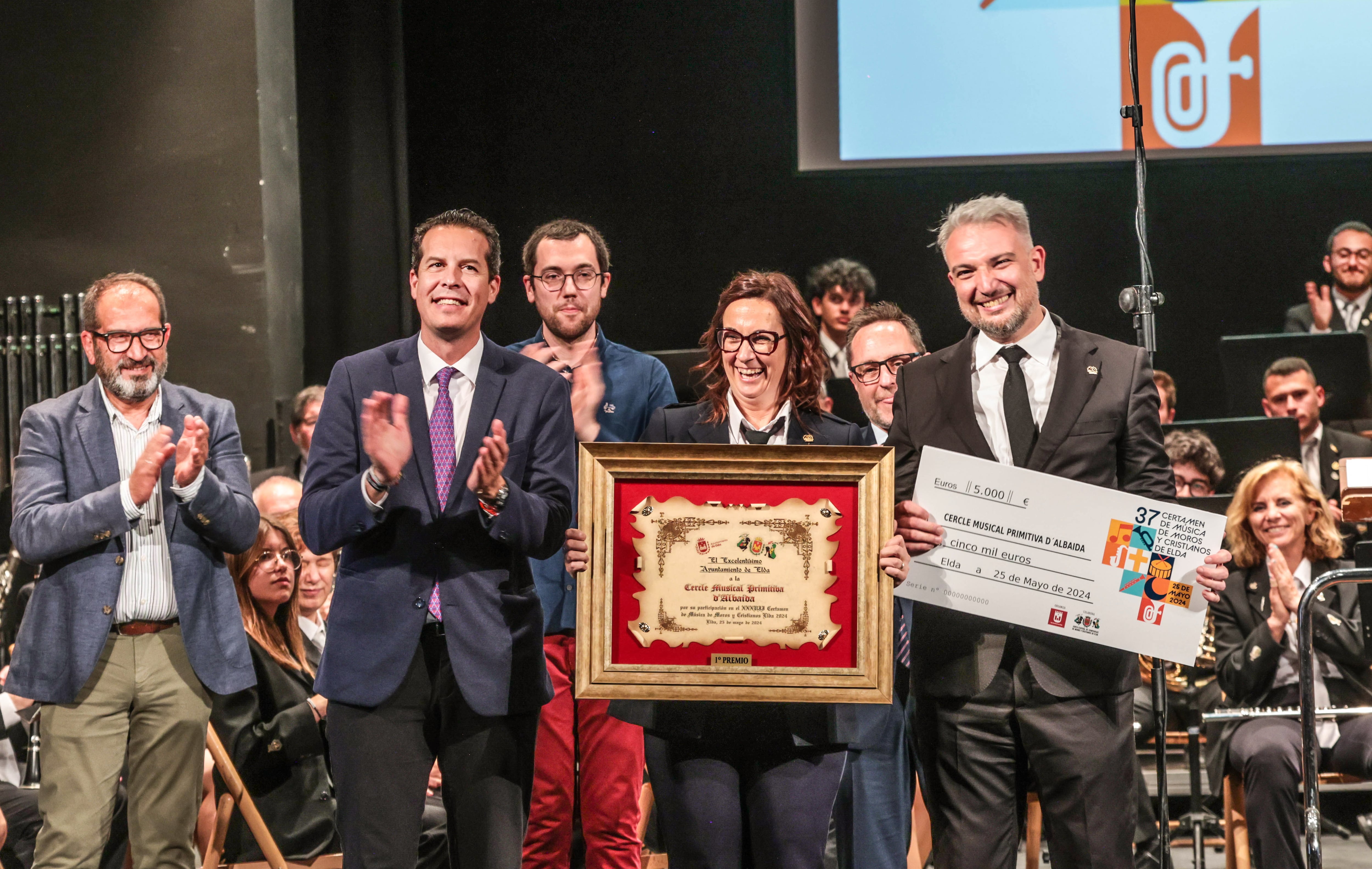 La banda ganadora del primer premio fue Cercle Musical Primitiva d’Albaida, que se lo llevó 5.000 euros