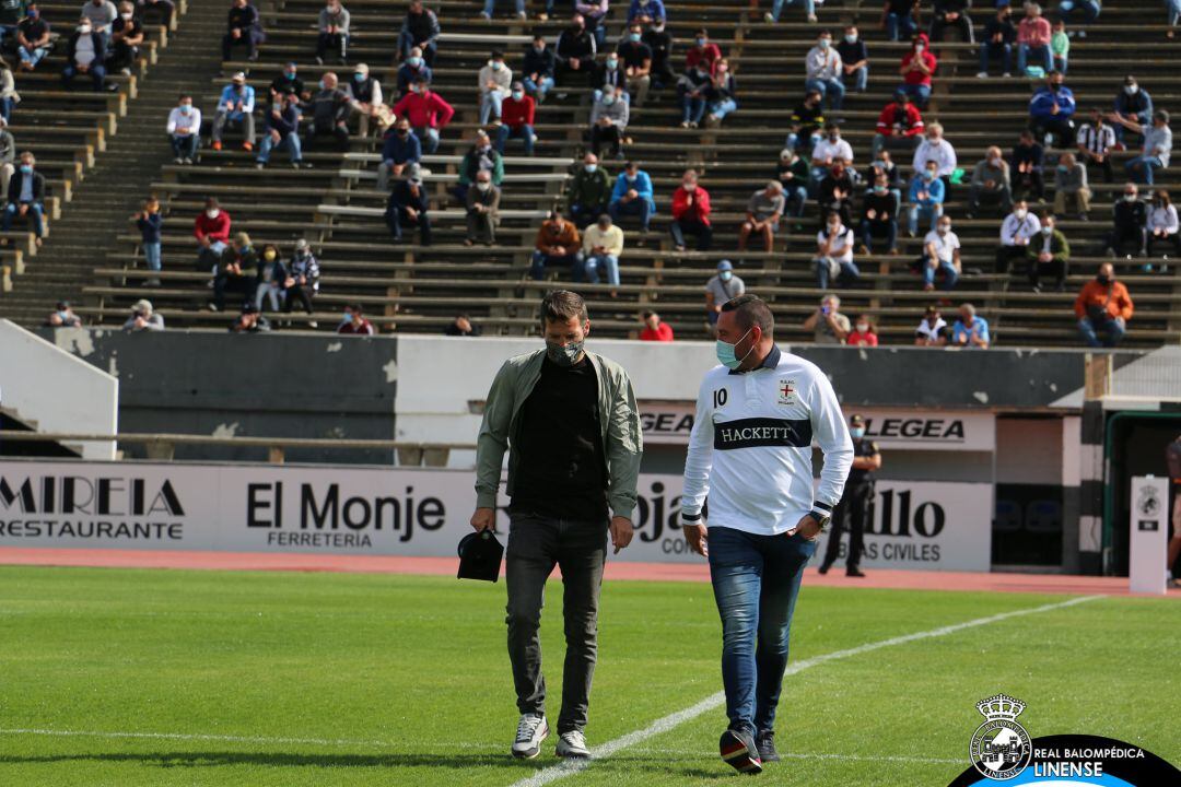 Ismael Chico junto a Copi.