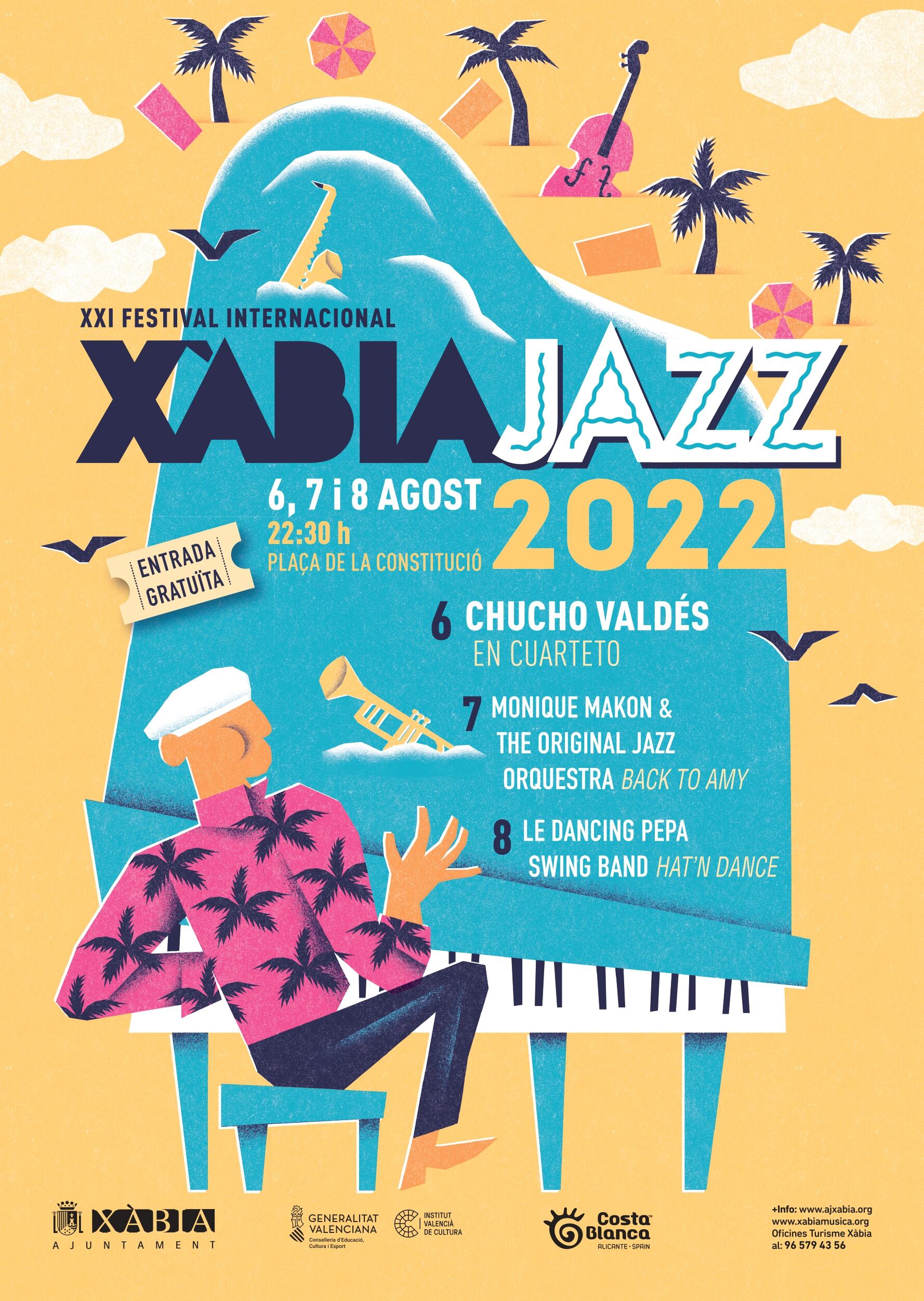 Cartel Xàbia Jazz 2022.