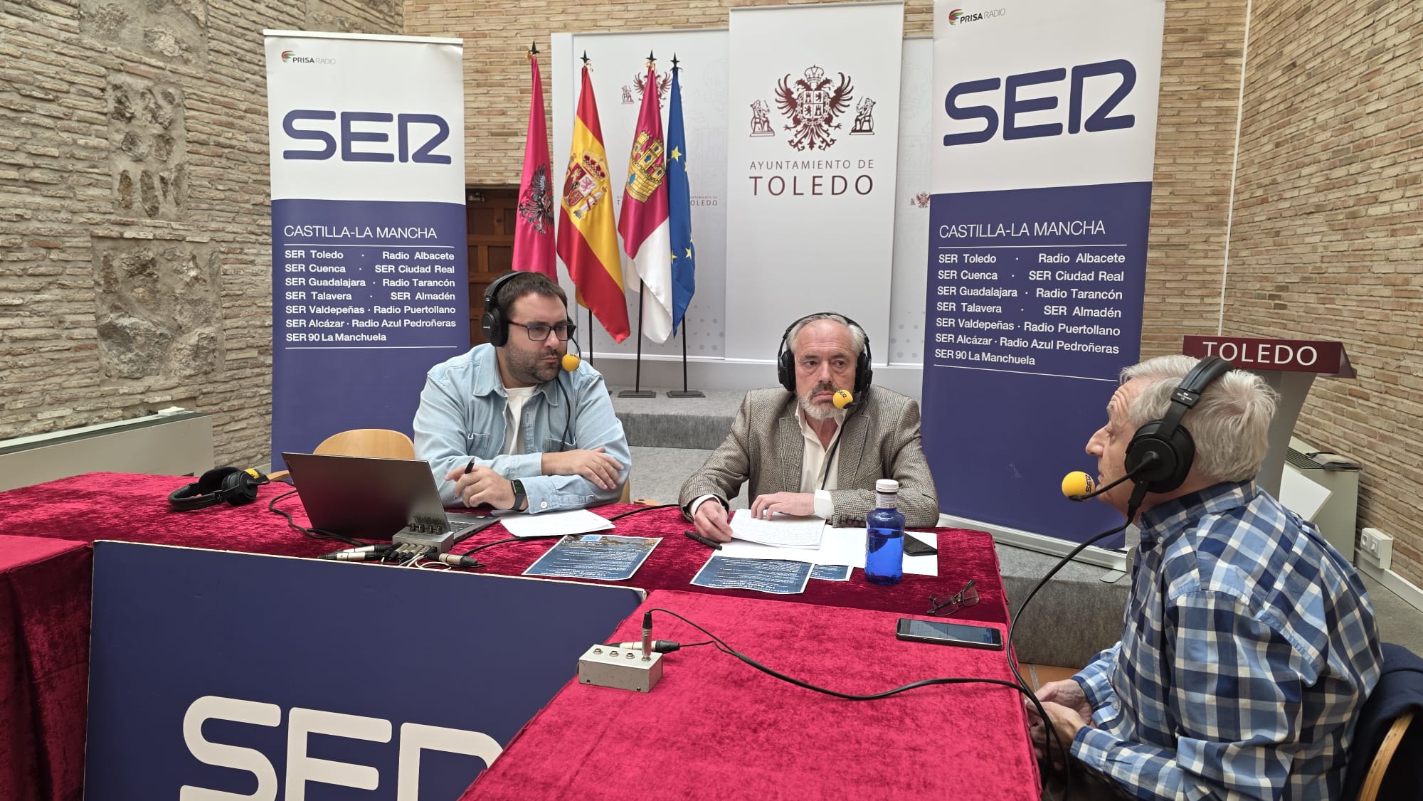 Carlos Abengózar, Francisco Rodríguez y Alejandro Cano