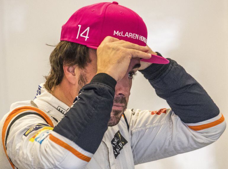 Fernando Alonso en el circuito de Austin, GP de Estados Unidos. 